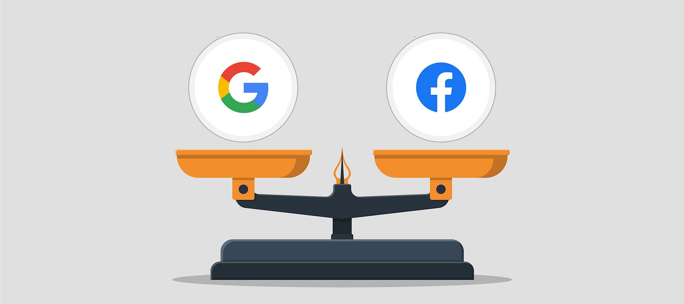 google vs facebook